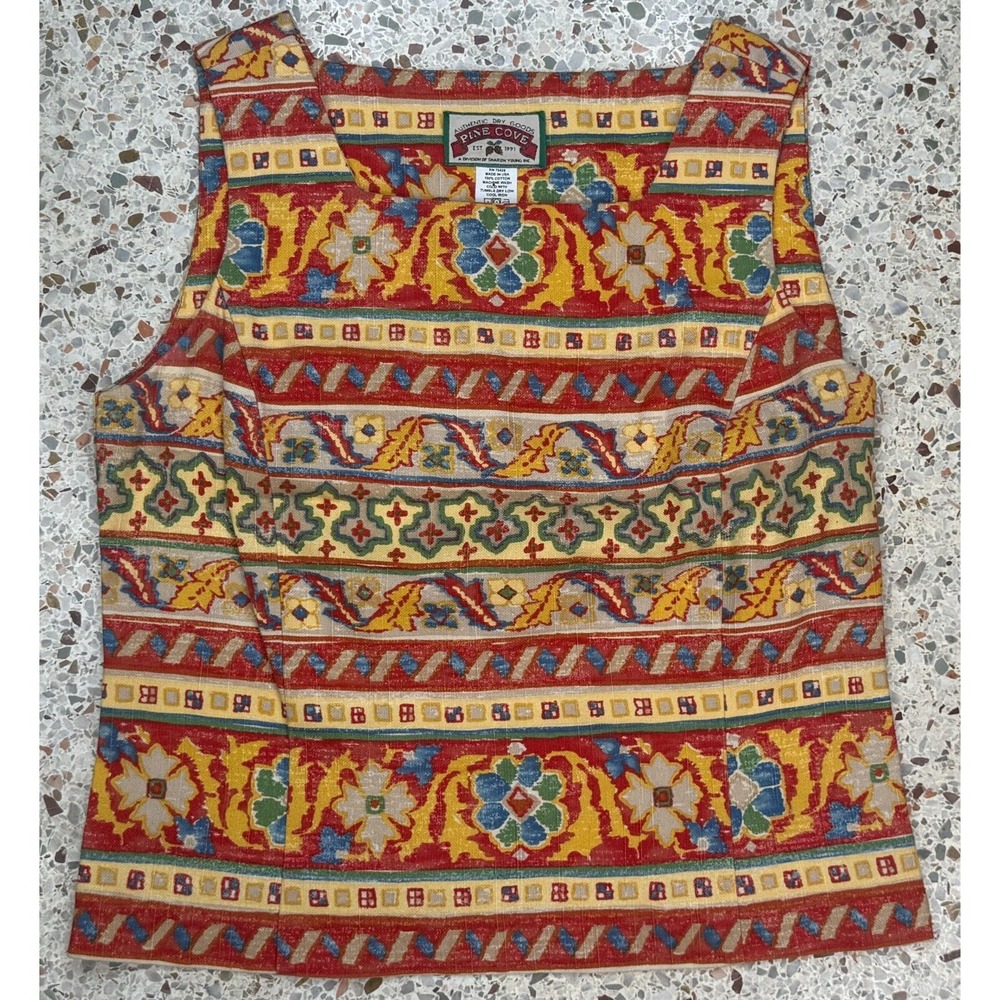 Pine Cove Vtg Made In USA Women s‎ 2 Piece Blouse & Skirt Set Size 8